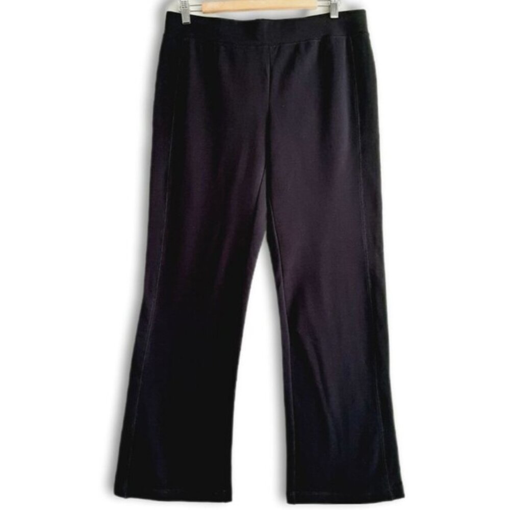 NORTHERN REFLECTIONS | Essentials Ponte Pull-On Comfort Dress Pants Navy Blue M